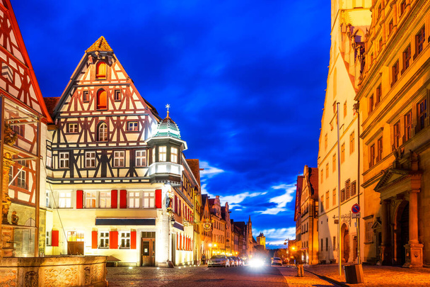 Rothenburg оф дер Таубер, Баварія, Німеччина  - Фото, зображення
