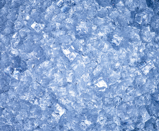 Eiswürfel Hintergrund kühles Wasser einfrieren - Foto, Bild
