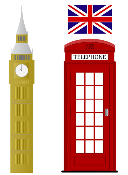 Set of London related vectors - Vector, Image
