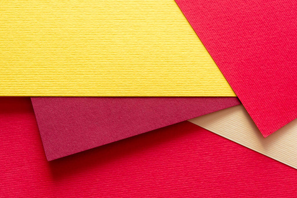 Abstract paper - colorful background, creative design from paper wallpaper. Bright saturated geometry. - Фото, изображение