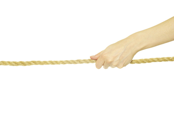 Hands and rope - Foto, Bild