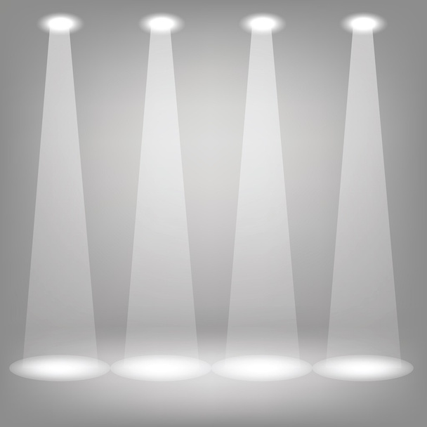 Stage spotlights - Vector, Image
