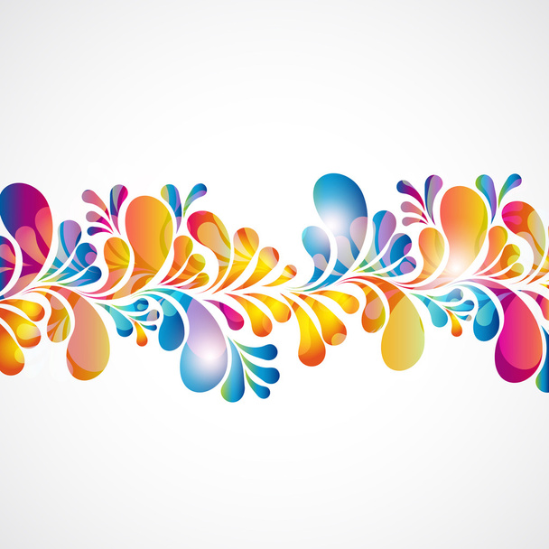 Abstract background with bright teardrop-shaped arches. - Vettoriali, immagini