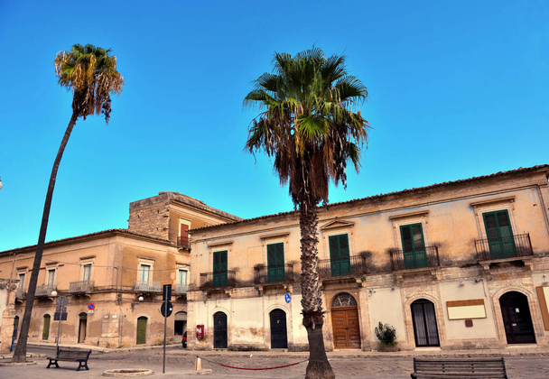 the historic center of Vittoria Ragusa Sicily Italy - Photo, Image