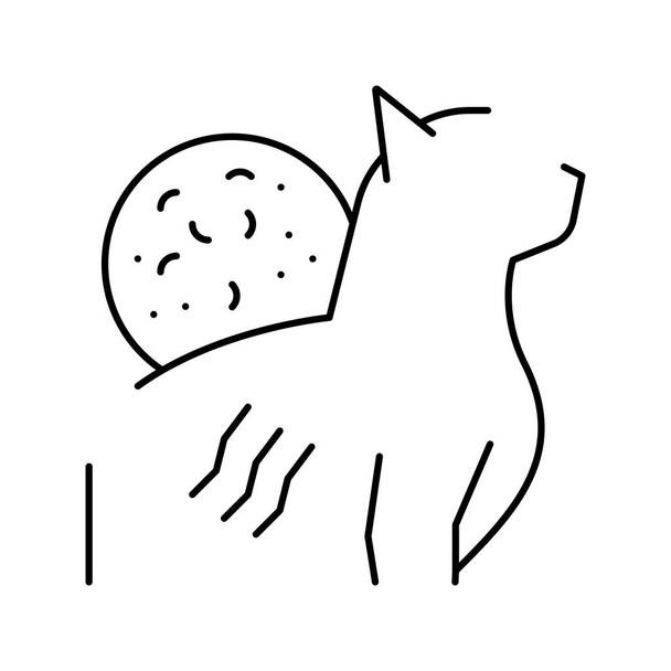 векторная иллюстрация кошачьих царапин - Вектор,изображение