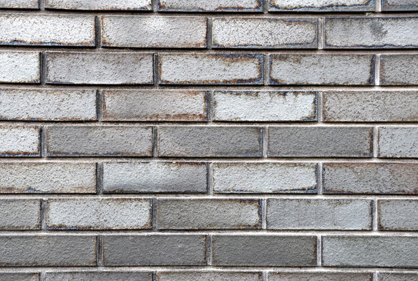 Whie brick wall texture background. Square format. - 写真・画像