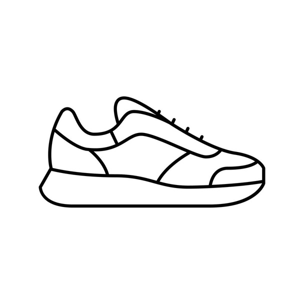 everyday shoe care line icon vector illustration - Vetor, Imagem