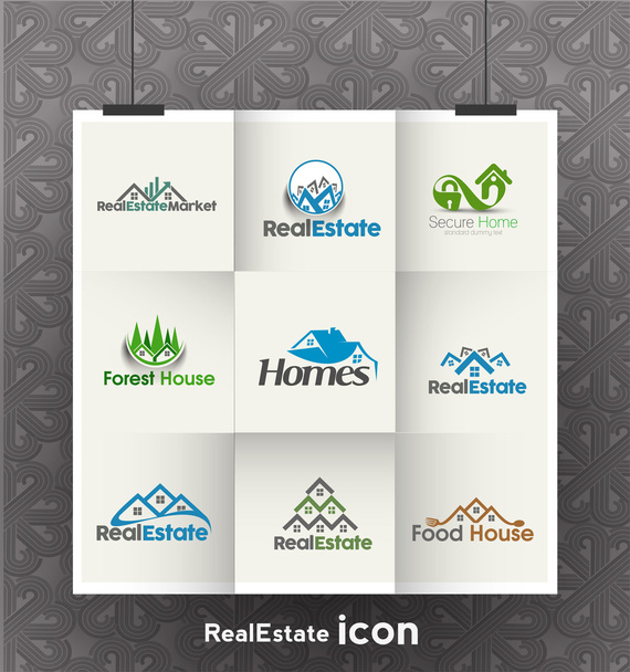 Real State Logo Design - Vector, Image