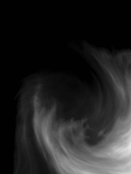 Humo en el fondo oscuro - Foto, Imagen