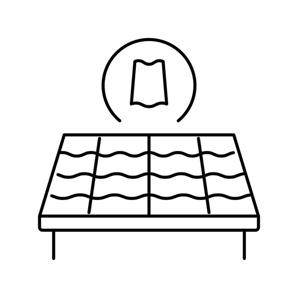 slate roof line icon vector illustration - Vector, Image