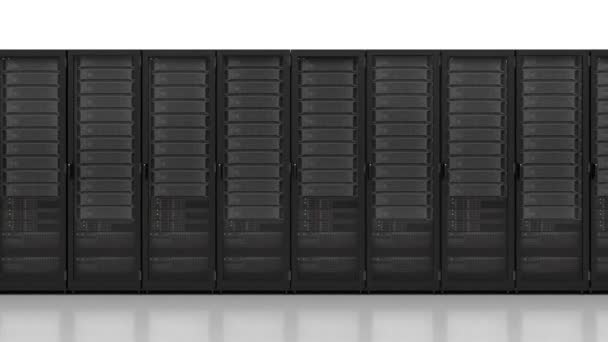Data Server Oneindige naadloze, Continue Sequence Server, 3D-illustratie - Video