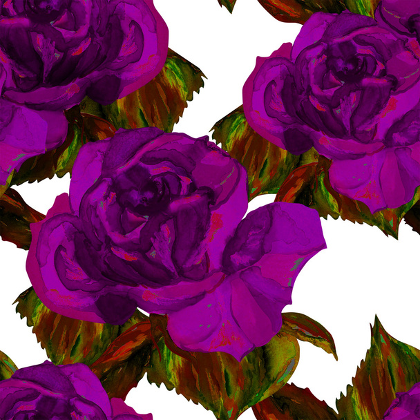 Roses seamless pattern - Фото, зображення