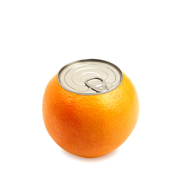 świeży pomarańczowy nad białym - Zdjęcie, obraz