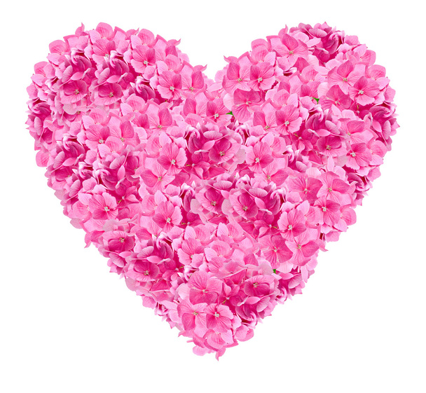 ロマンチックなピンクのハート - 写真・画像