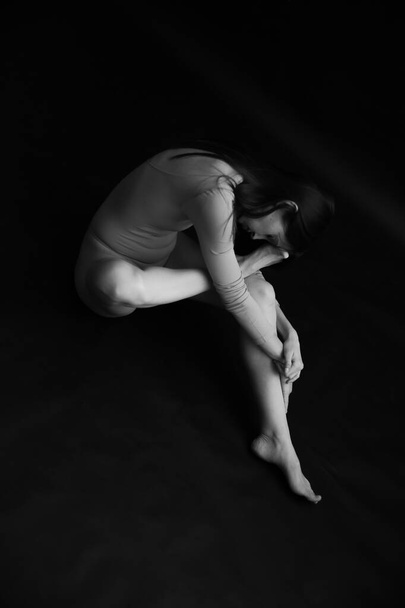 Black And White Art Photo In Nude Style - Fotografie, Obrázek