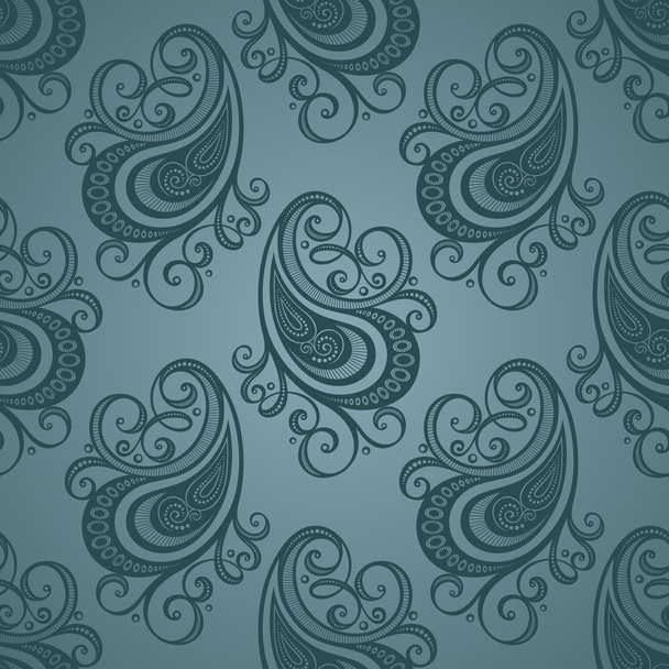 Seamless Ornate Pattern (Vector) - Wektor, obraz