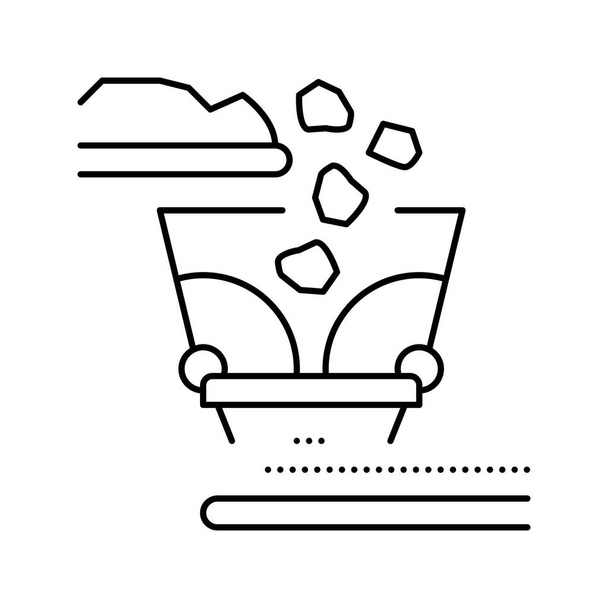 podział linii produkcyjnej aluminium ilustracja wektora ikony - Wektor, obraz