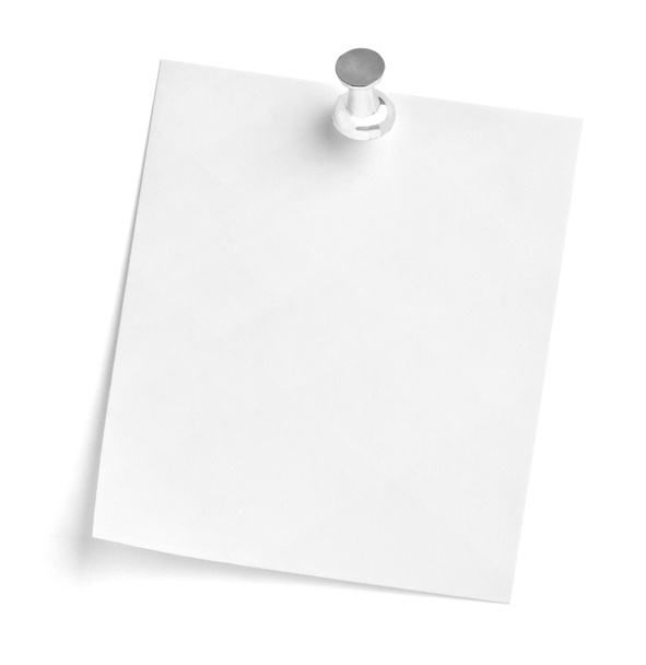 nota papier duwen pin bericht rood wit zwart - Foto, afbeelding