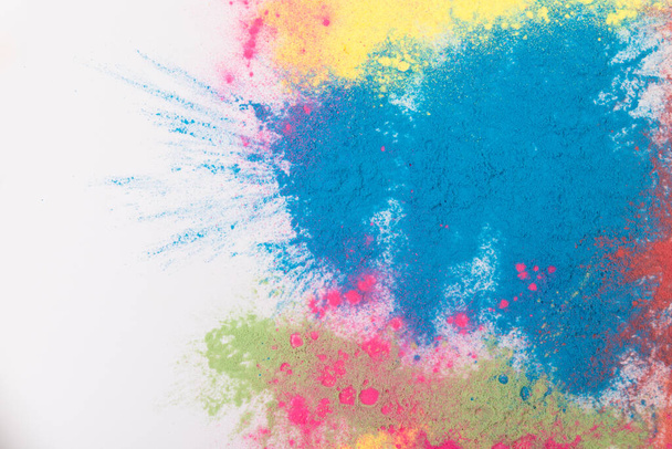 Celebrate festival Holi. Abstract Colorful powder background. Holi paint. - Foto, afbeelding