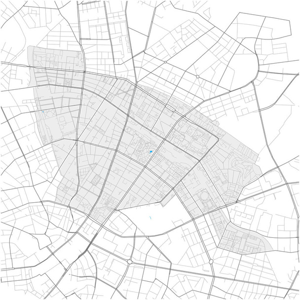 Prenzlauer Berg, Berlin, Deutschland carte vectorielle détaillée - Vecteur, image