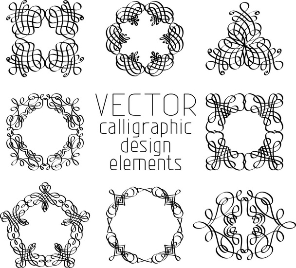 Set of various design elements - Vetor, Imagem