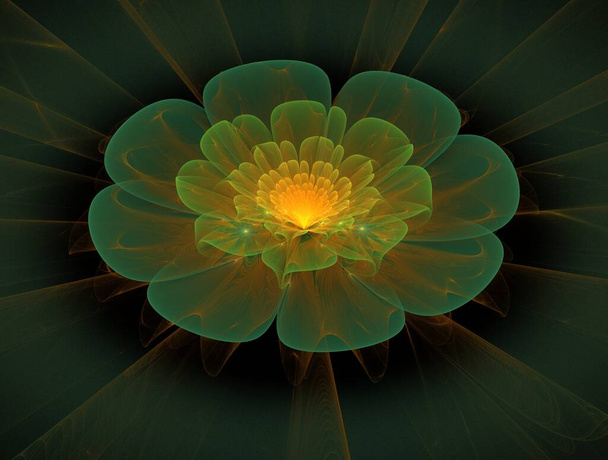 Imaginatory fractal abstract background Image - Fotoğraf, Görsel