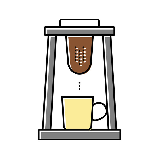 correador color café icono vector ilustración - Vector, imagen