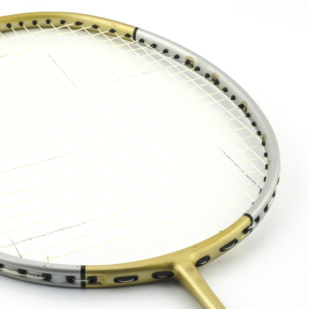 badminton isolated on white - Photo, Image