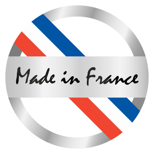 zegel van kwaliteit Made In Frankrijk - Vector, afbeelding