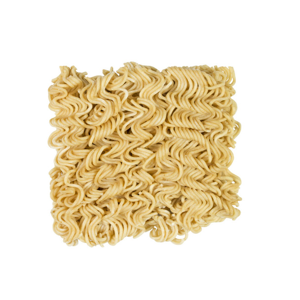 Instant noodles isolated on a white background - Photo, Image