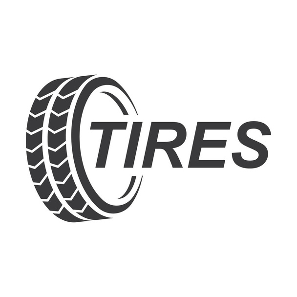 Modèle vectoriel de logo d'illustration de pneus
 - Vecteur, image