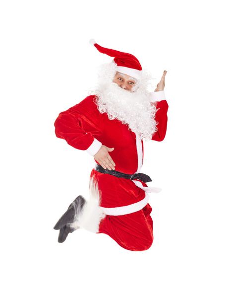 Santa claus skoki - Zdjęcie, obraz