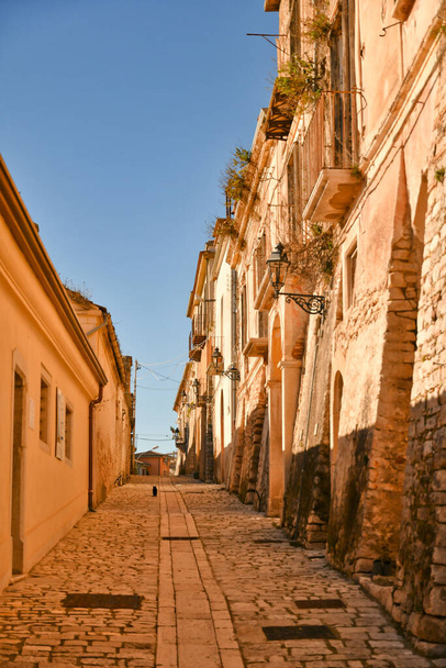 street in the old town of obidos, portugal - Фото, изображение