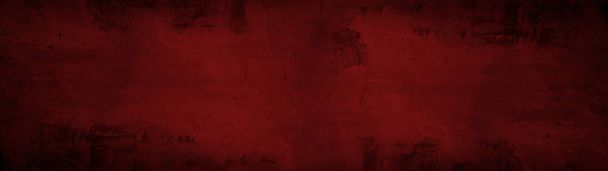 Streszczenie czerwony krwawy malowane kolorowe ciemny grunge stary retro vintage kamień beton ściana podłogi lub tekstury papieru, z pęknięciami - Streszczenie wzór tła szablon na halloween lub innych kreatywnych projektów internetowych - Zdjęcie, obraz
