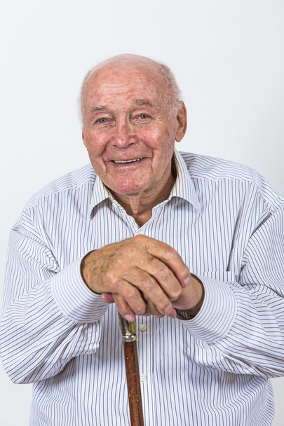 šťastný šťastný starší muž má život - Fotografie, Obrázek