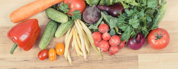 Heap of healthy ripe vegetables. Source natural vitamins and minerals - Valokuva, kuva