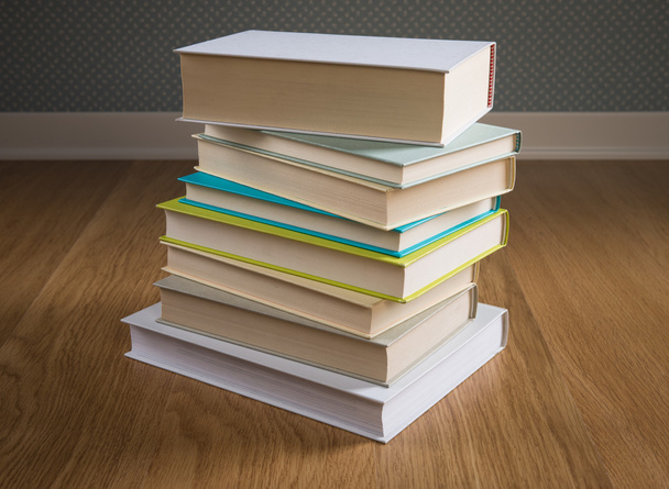 Stack of hardcover books - Foto, Bild