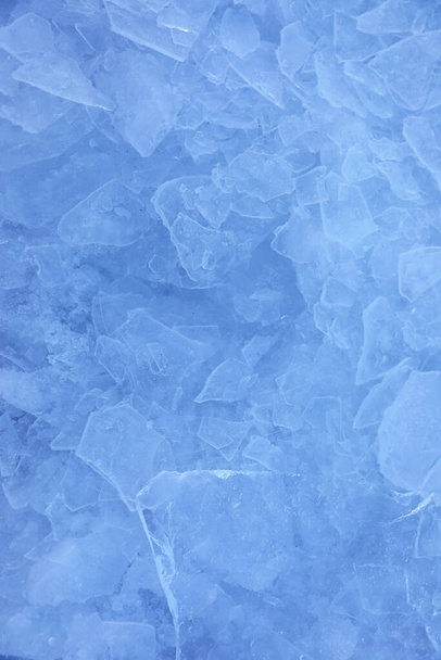 Η επιφάνεια του θρυμματισμένου πάγου - Φωτογραφία, εικόνα
