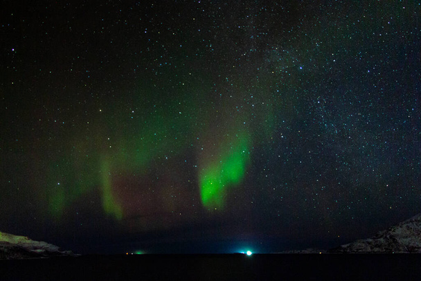 Polarlichter. Schöne Nordlichter - Foto, Bild