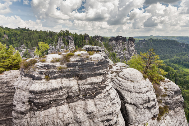 Саксонської Швейцарії національного парку - Bastei, Німеччина - Фото, зображення