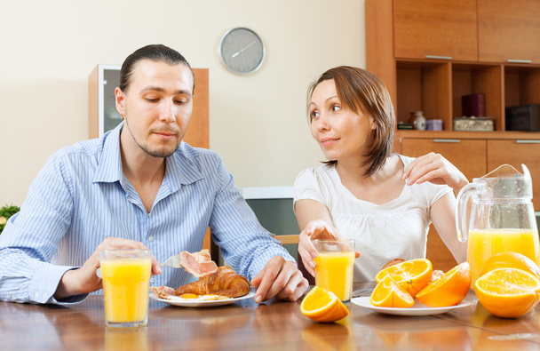couple having breakfast - Foto, immagini