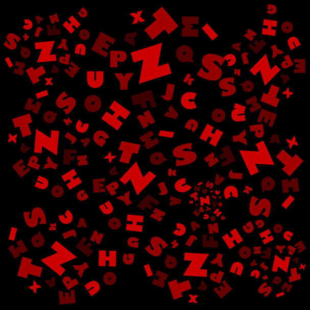 red and black Abc background - Foto, afbeelding