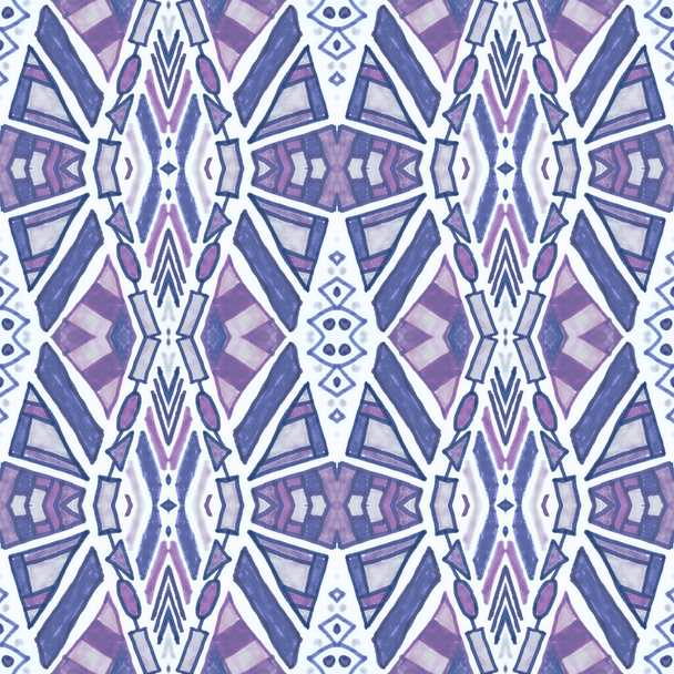 Navajo seamless pattern. Hand drawn ethnic background. - Foto, Bild