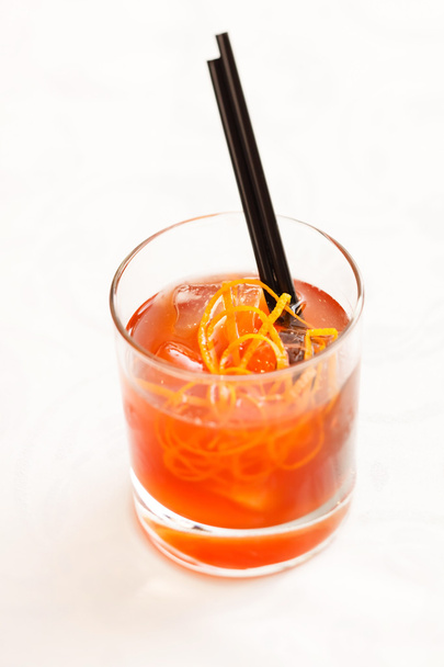 Cocktail with orange - Φωτογραφία, εικόνα