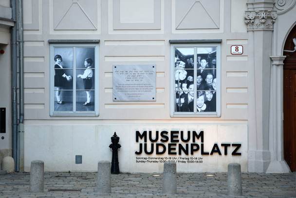 Εβραϊκό Μουσείο στην Judenplatz, Βιέννη, Αυστρία - Φωτογραφία, εικόνα