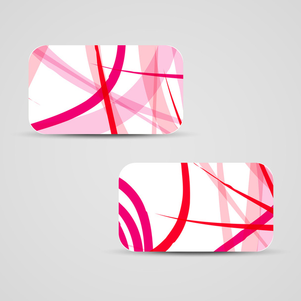 Комплект векторных визитных карточек для Вашего дизайна
 - Вектор,изображение