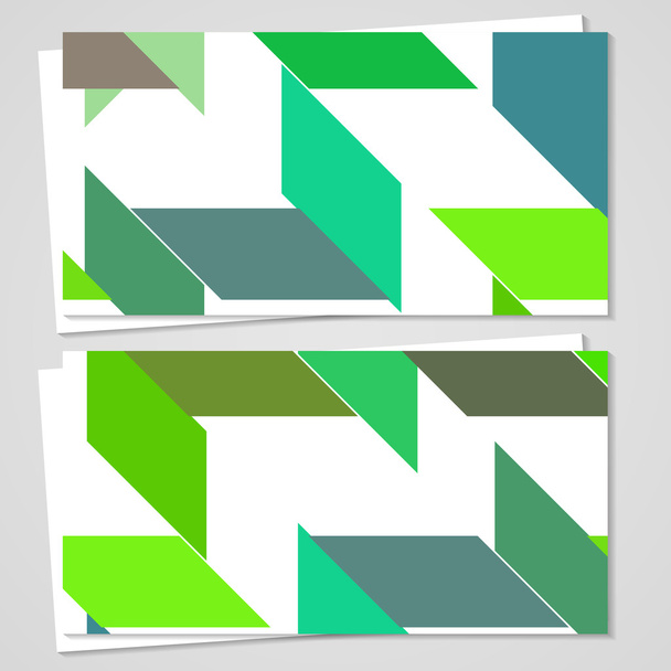 Vector business-card  set for your design - Wektor, obraz