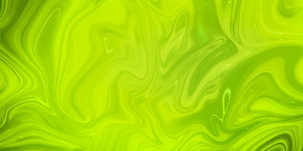 Transparent Green creativity, modern art. Ink colors are amazingly bright, luminous, translucent, free-flowing, and dry quickly. Natural pattern, luxury. Abstract artwork, trendy style - Photo, Image