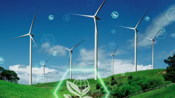 Экологические технологии и приближение к глобальной устойчивой ESG - Кадры, видео