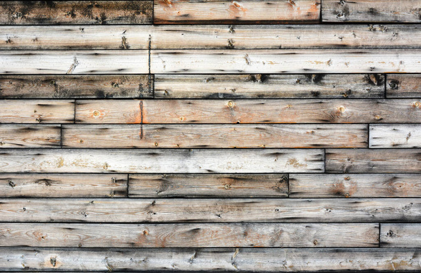 Fondo de viejas tablas de madera (viga de madera). Textura vintage, fondo. Color natural - Foto, imagen